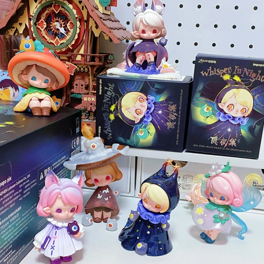 Impopo Pix Whisper In Night Series слепая коробка Kawaii Impopo Pix аниме кукла Mystery Box фигурка сумка-сюрприз Коллекционная игрушка
Impopo Pix Whisper In Night Series слепая коробка Kawaii Impopo Pix аниме кукла Mystery Box фигурка сумка-сюрприз Коллекционная игрушка