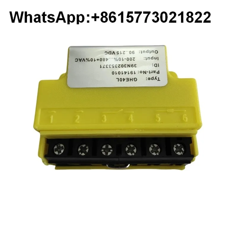 Original GHE40L 19141010 200V-10%... 480V + 10% VAC 90... 215VD-C Rectifier
Original GHE40L 19141010 200V-10%... 480V + 10% VAC 90... 215VD-C Rectifier