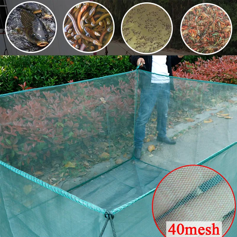 Customizable 40Mesh Hatching Net Cage for Fish Fry Lobster loach Ricefield eel Nylon Breeding Net Box Aquaculture Net Cage
Customizable 40Mesh Hatching Net Cage for Fish Fry Lobster loach Ricefield eel Nylon Breeding Net Box Aquaculture Net Cage