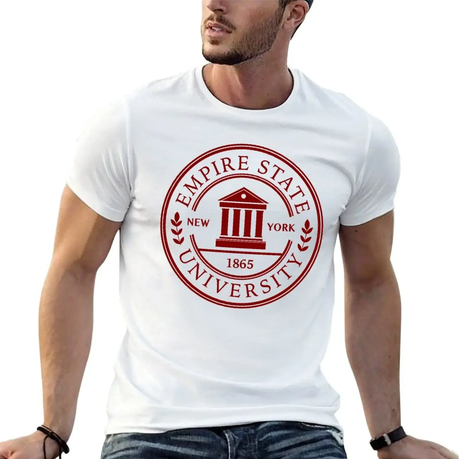 Empire State University T-Shirt Clothing summer clothes sports fans mens cotton t shirts
Empire State University T-Shirt Clothing summer clothes sports fans mens cotton t shirts