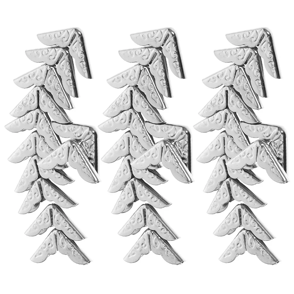 40 Pcs Notebook Corner Protector Decorative Metal Cover Photo Album Books Guard School Corners Scrapbook
40 Pcs Notebook Corner Protector Decorative Metal Cover Photo Album Books Guard School Corners Scrapbook