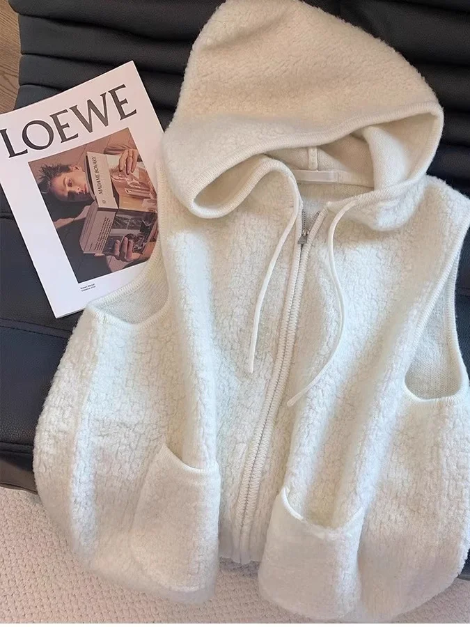 Вязаный жилет без рукавов очень большого размера, унисекс, осенне-зимний, свободного кроя, с открытыми плечами, модный свитер, теплый, повседневный стиль, полиэстер...
Вязаный жилет без рукавов очень большого размера, унисекс, осенне-зимний, свободного кроя, с открытыми плечами, модный свитер, теплый, повседневный стиль, полиэстер...