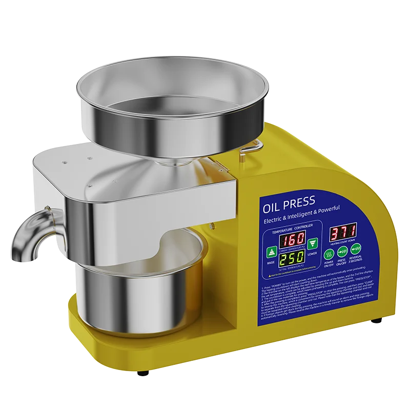 High Quality Peanut Sunflower Cooking Oil Presser Small Cold Press Oil Machine
High Quality Peanut Sunflower Cooking Oil Presser Small Cold Press Oil Machine