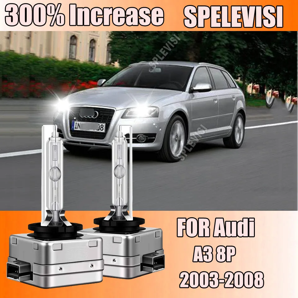 2PCS 6000K White D1S Headlight Xenon Light Bulbs Plug And Play 70W For Audi A3 8P 2003 2004 2005 2006 2007 2008
2PCS 6000K White D1S Headlight Xenon Light Bulbs Plug And Play 70W For Audi A3 8P 2003 2004 2005 2006 2007 2008