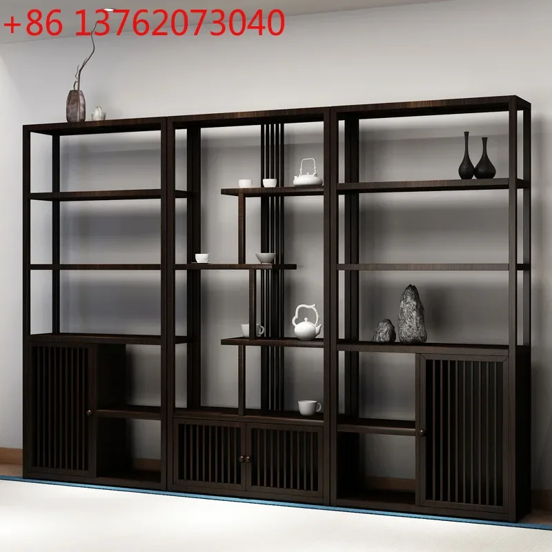 Simple new Chinese ebony bogu frame, all solid wood copper art display stand, foyer ornament, decorative partition cabinet
Simple new Chinese ebony bogu frame, all solid wood copper art display stand, foyer ornament, decorative partition cabinet