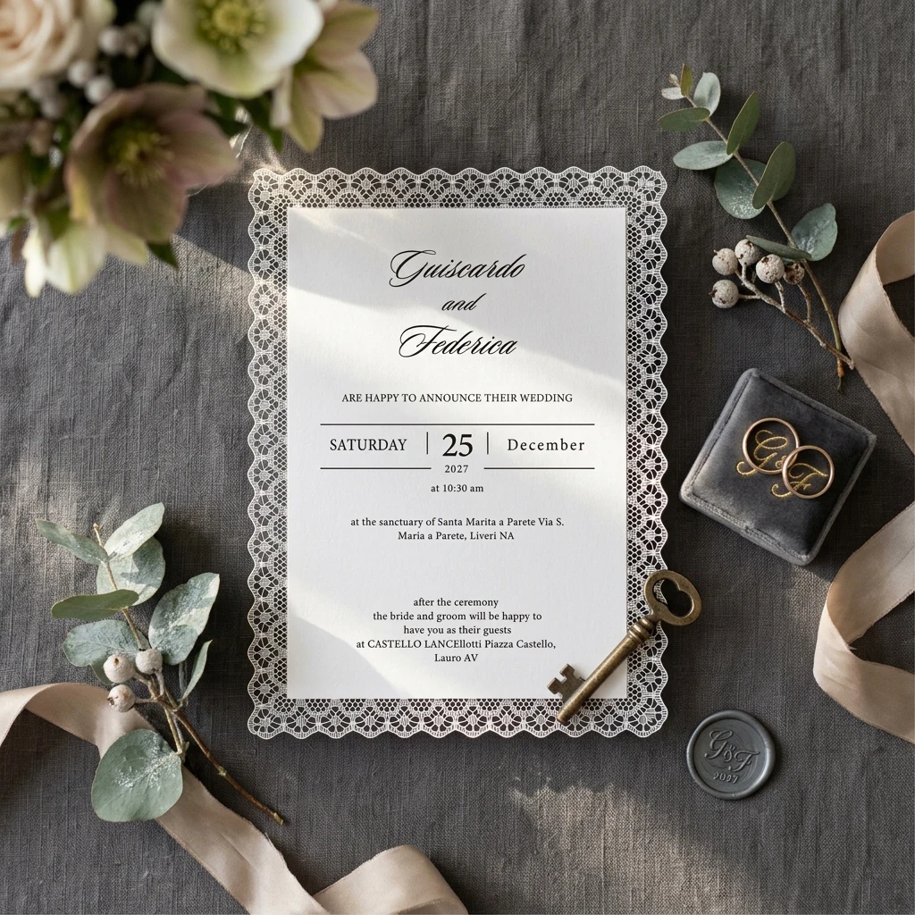 25 Pcs 5x7 Inch Luxury Lace Wedding Invitations, Elegant Personalized Bridal Cards Suitable For Wedding Favors
25 Pcs 5x7 Inch Luxury Lace Wedding Invitations, Elegant Personalized Bridal Cards Suitable For Wedding Favors