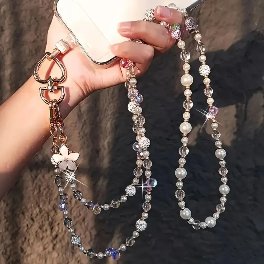 Fashion Beaded Bag Chain Anti Loss Strap Synthetic Crystal Phone Chain Adjustable Colorful Phone Neck Straps Mobile Phone
Fashion Beaded Bag Chain Anti Loss Strap Synthetic Crystal Phone Chain Adjustable Colorful Phone Neck Straps Mobile Phone