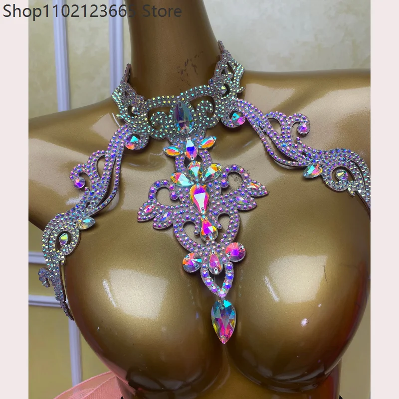 Belly Dance Necklace Customization Performance Accessories Oriental Dancing Female Cosplay Profession Competition Diamond Chain
Belly Dance Necklace Customization Performance Accessories Oriental Dancing Female Cosplay Profession Competition Diamond Chain