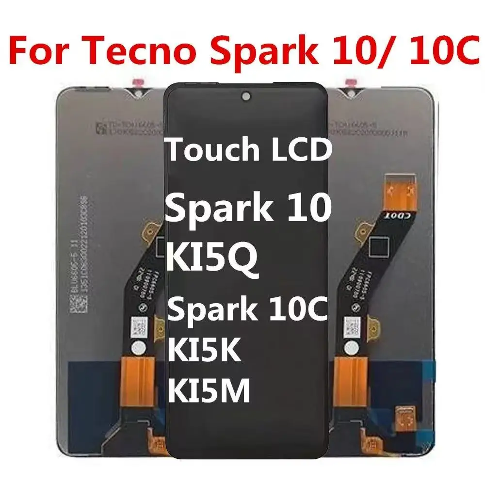 Test For Tecno Spark 10 KI5Q LCD Display Touch Screen Digitizer Assembly For Tecno Spark 10C KI5K KI5M LCD Replacement Repair
Test For Tecno Spark 10 KI5Q LCD Display Touch Screen Digitizer Assembly For Tecno Spark 10C KI5K KI5M LCD Replacement Repair
