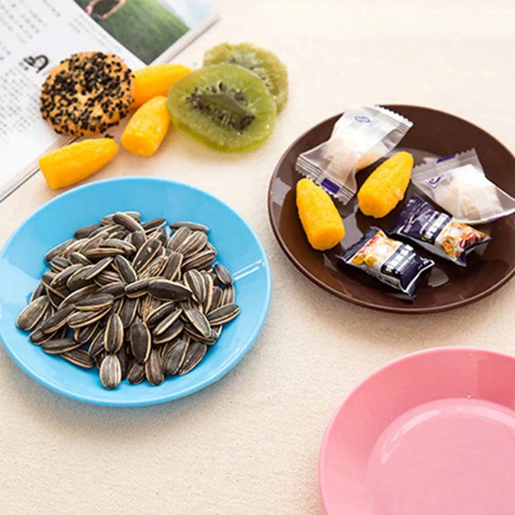 Набор из 5 пластиковых тарелок для закусок, пищевой полипропилен, 13 см, круглые плоские миски, яркие цвета, легкие, для фруктов, закусок, конфет, орехов
Набор из 5 пластиковых тарелок для закусок, пищевой полипропилен, 13 см, круглые плоские миски, яркие цвета, легкие, для фруктов, закусок, конфет, орехов