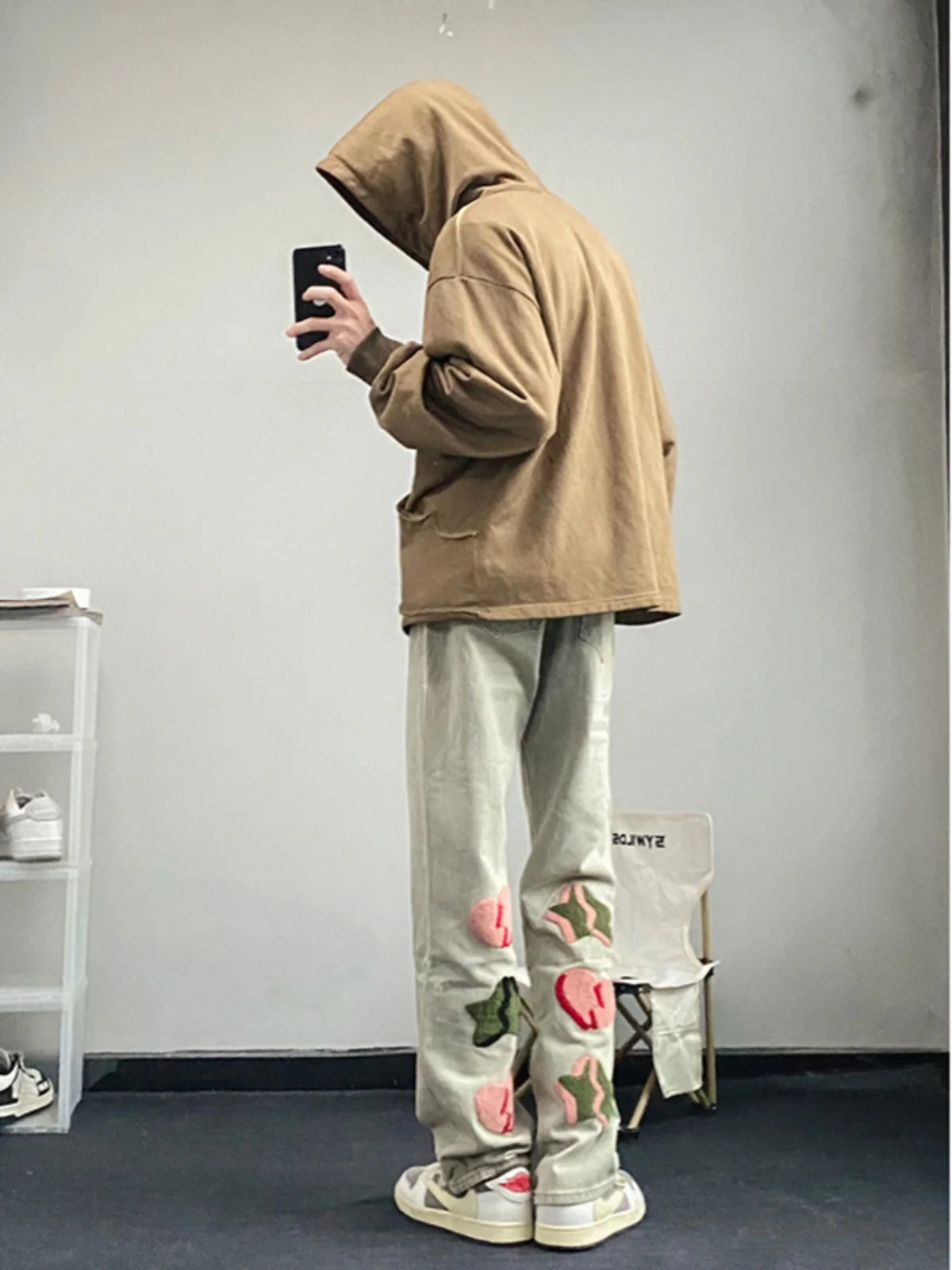 Waed Star Denim Jeans Men Slim Fit High Street Vibe Pants American Micro Flared Straight Leg Long Trousers
Waed Star Denim Jeans Men Slim Fit High Street Vibe Pants American Micro Flared Straight Leg Long Trousers