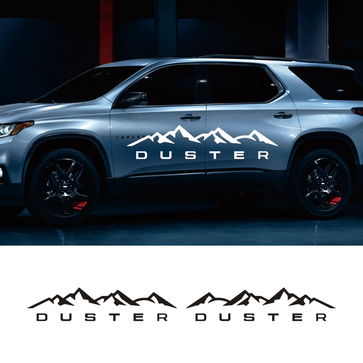 2pcs Car Door Vinyl Film Side Strips Stickers Decal For Renault DACIA DUSTER Mountain Off Road Car Styling Accessories
2pcs Car Door Vinyl Film Side Strips Stickers Decal For Renault DACIA DUSTER Mountain Off Road Car Styling Accessories