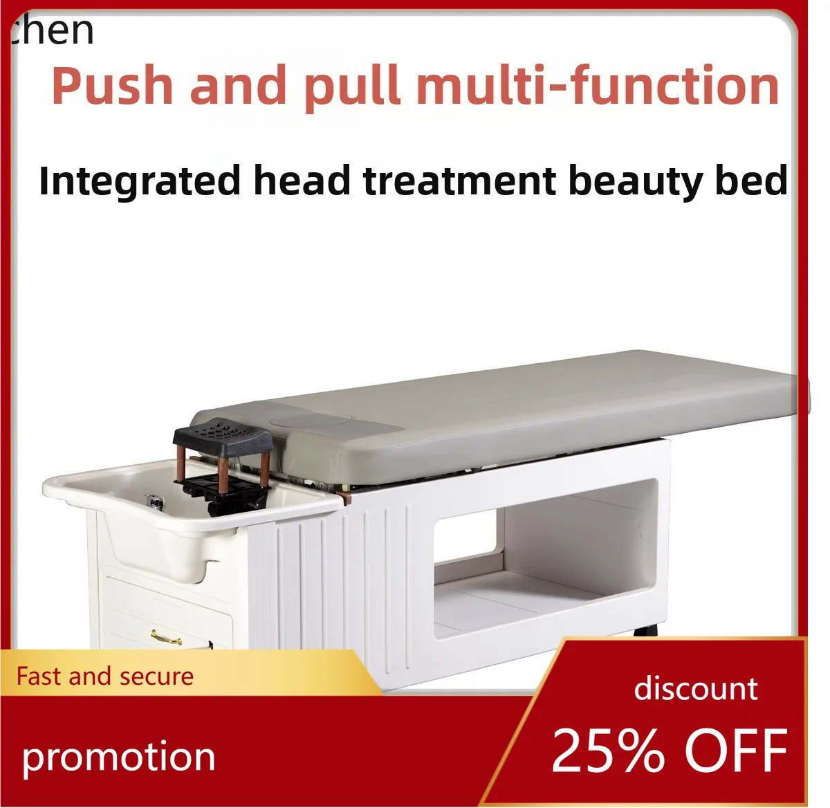 HT Multifunctional Push-pull Head Therapy Shampoo Bed Water Circulation Fumigation Water Heater Massage Spa
HT Multifunctional Push-pull Head Therapy Shampoo Bed Water Circulation Fumigation Water Heater Massage Spa