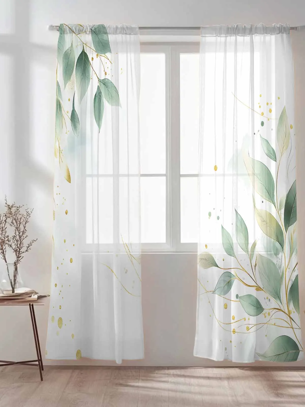 Summer Plant Watercolor Curtains For Living Room Window Voile Tulle Curtain Cortinas Drapes Home Decor
Summer Plant Watercolor Curtains For Living Room Window Voile Tulle Curtain Cortinas Drapes Home Decor