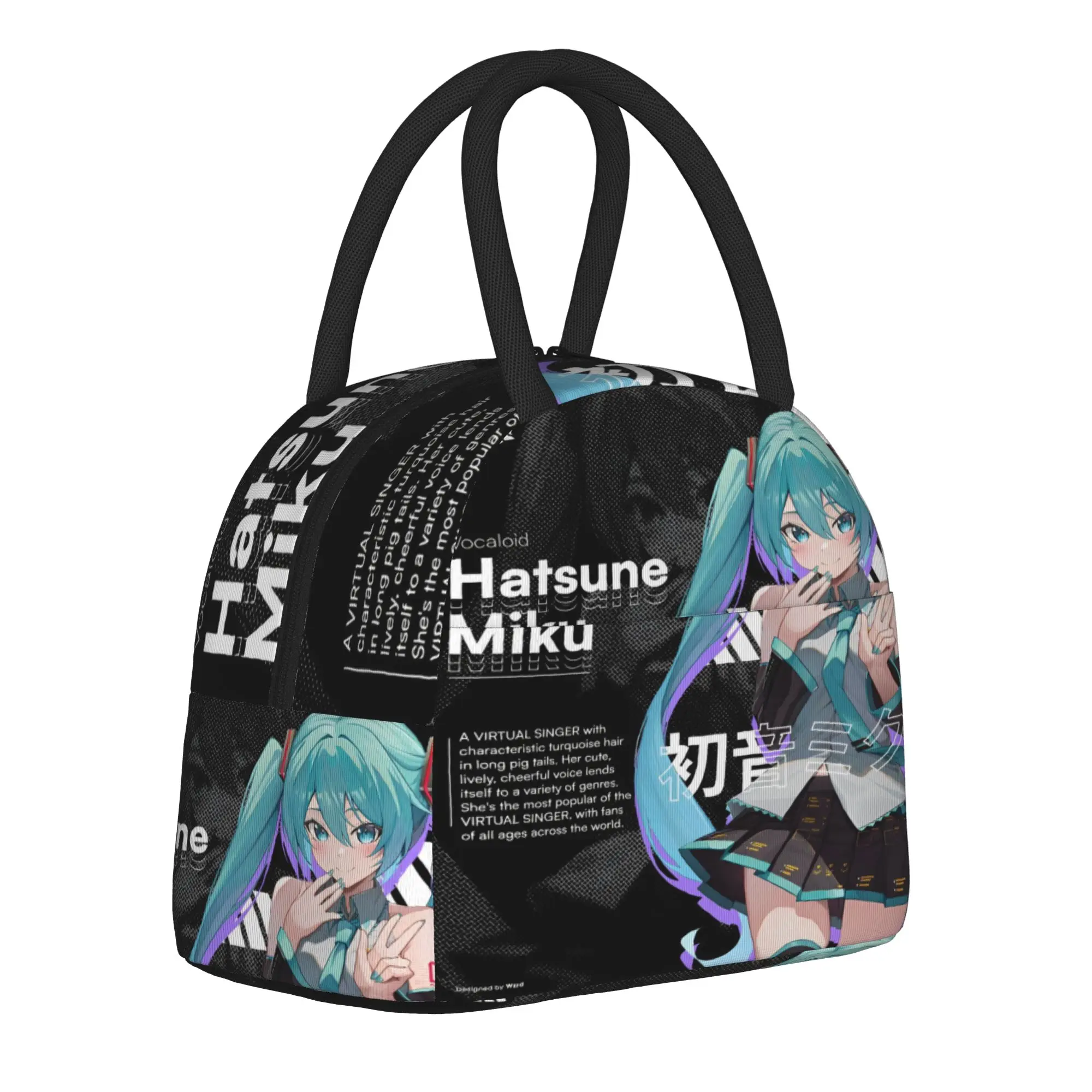 Hatsunes Mikus Insulated Lunch Bags for Men Women Food Bag Reusable Thermal Cooler Bento Box For Travel
Hatsunes Mikus Insulated Lunch Bags for Men Women Food Bag Reusable Thermal Cooler Bento Box For Travel