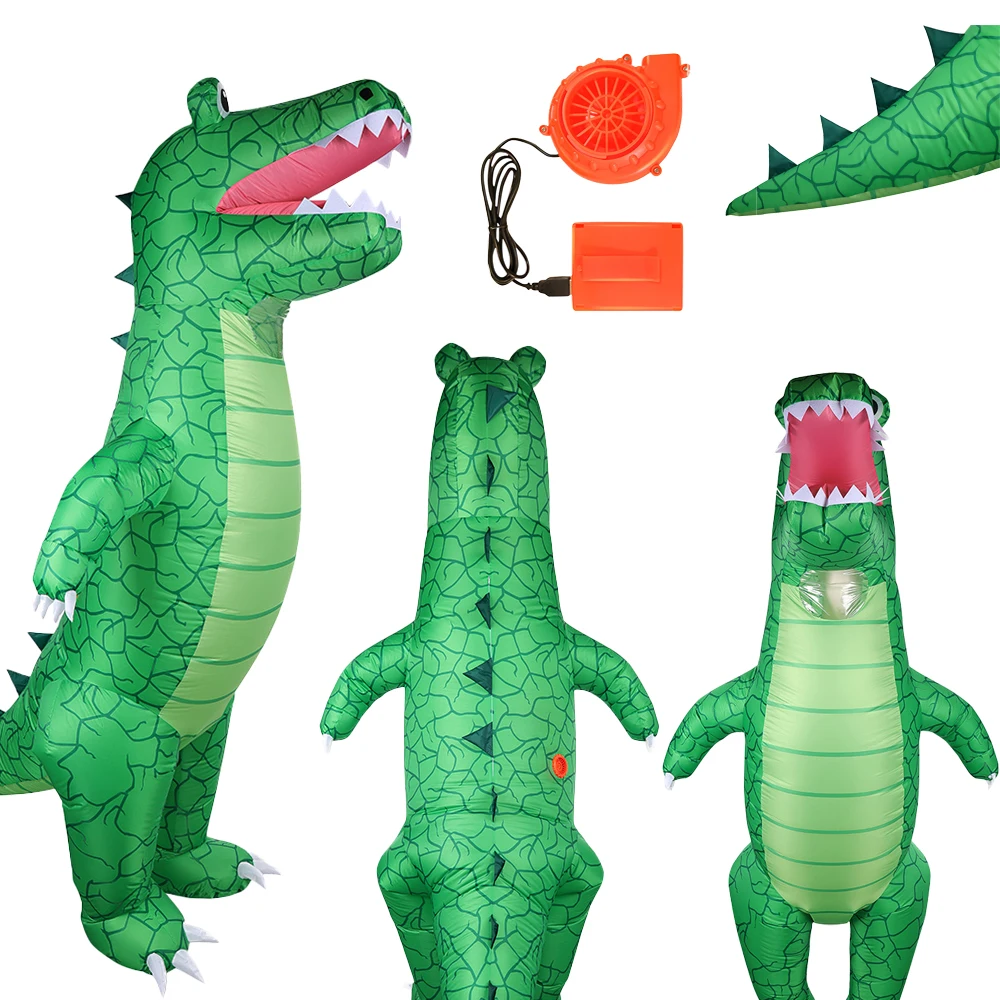 Fantasia Funny Crocodile Cosplay Inflatable Disfraz Costume Full Body Air Blow Up Mascot Stage Festival Halloween Carnival Party
Fantasia Funny Crocodile Cosplay Inflatable Disfraz Costume Full Body Air Blow Up Mascot Stage Festival Halloween Carnival Party