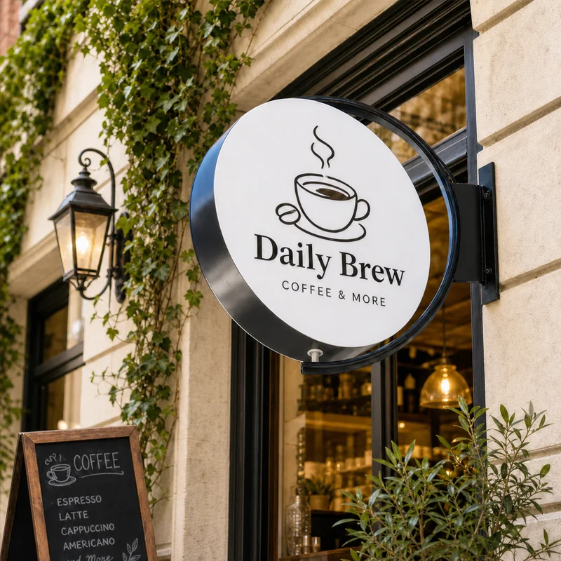 Custom 360° Rotation Light Box Rotating Acrylic LED Illuminated Signboard Outdoor Business Sign For Coffee Shop Restaurant
Custom 360° Rotation Light Box Rotating Acrylic LED Illuminated Signboard Outdoor Business Sign For Coffee Shop Restaurant