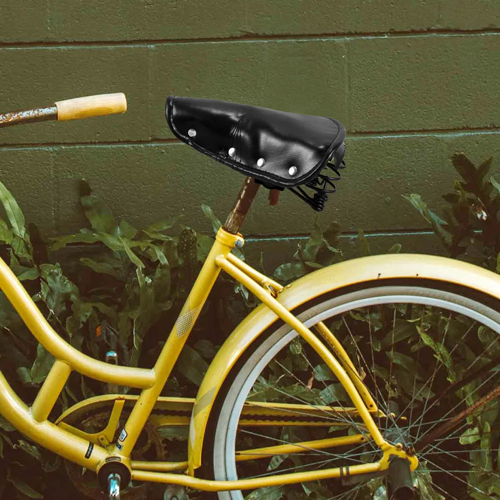 2Pcs Bicycle Saddle Vintage Wide Seat Soft Suspension Springs Comfortable Retro Bicycle Seat Cushion for Road Mountain
2Pcs Bicycle Saddle Vintage Wide Seat Soft Suspension Springs Comfortable Retro Bicycle Seat Cushion for Road Mountain