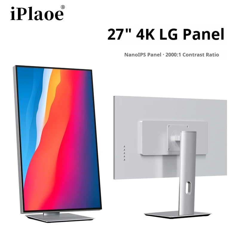 iplaoe 27" 4K 60Hz Computer Monitor Nano IPS Panel Full Screen Display | for Work Gaming Design Alloy Metal Material Body
iplaoe 27" 4K 60Hz Computer Monitor Nano IPS Panel Full Screen Display | for Work Gaming Design Alloy Metal Material Body