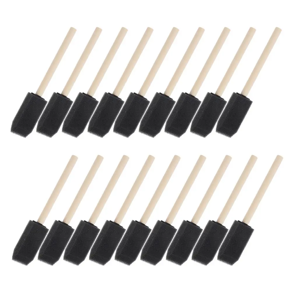 Children Doodle Sponge Brush DIY Kit Black Wood Handle Round Painting Sponge Foam Brushes Wall Supplies Kids Craft Tools
Children Doodle Sponge Brush DIY Kit Black Wood Handle Round Painting Sponge Foam Brushes Wall Supplies Kids Craft Tools