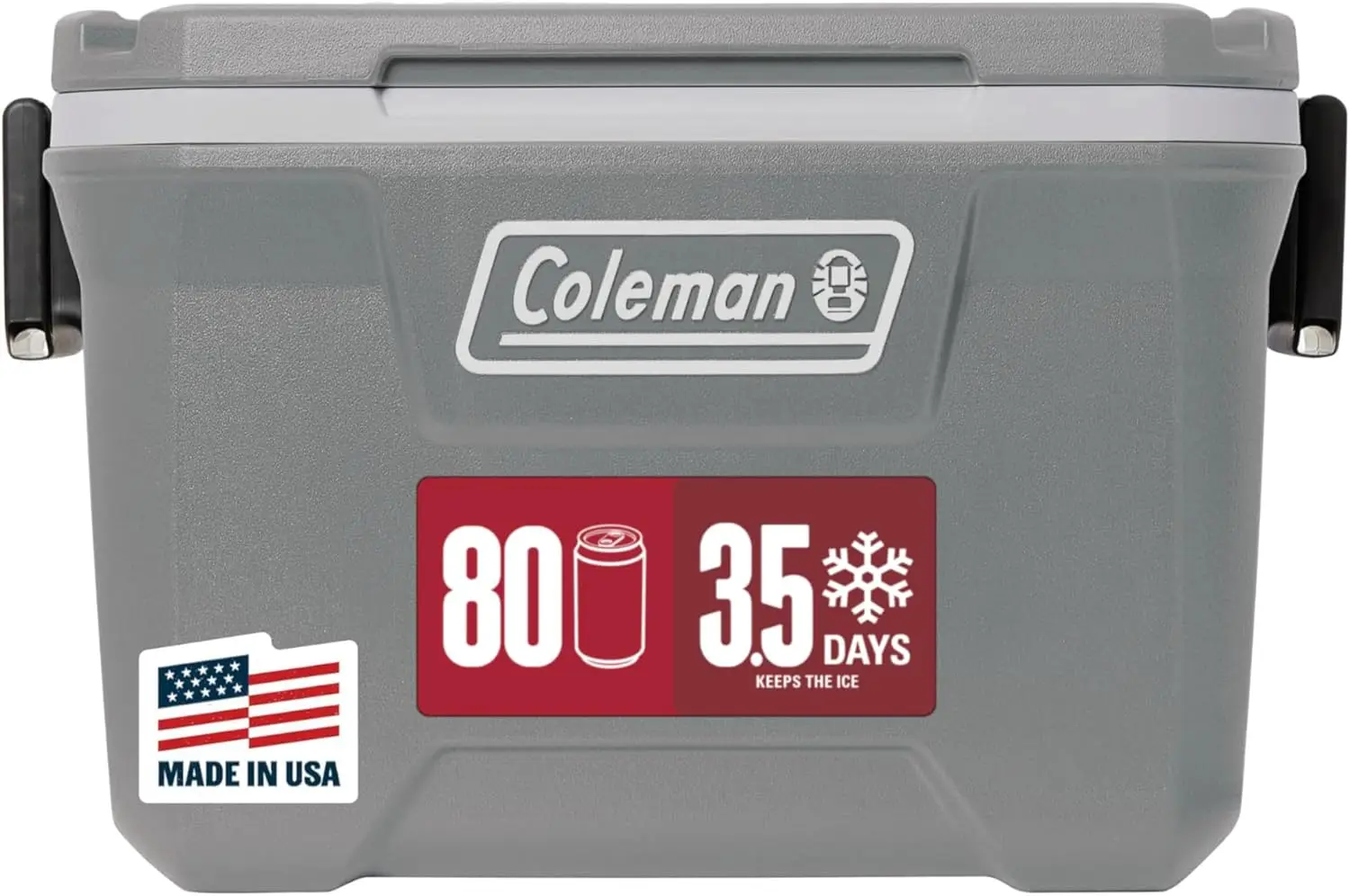 Insulated Portable Cooler, Leak-Resistant Hard Cooler Keeps Ice up to 5 Days, 52/70/120/150 Quart, Swing-Up Handles
Insulated Portable Cooler, Leak-Resistant Hard Cooler Keeps Ice up to 5 Days, 52/70/120/150 Quart, Swing-Up Handles