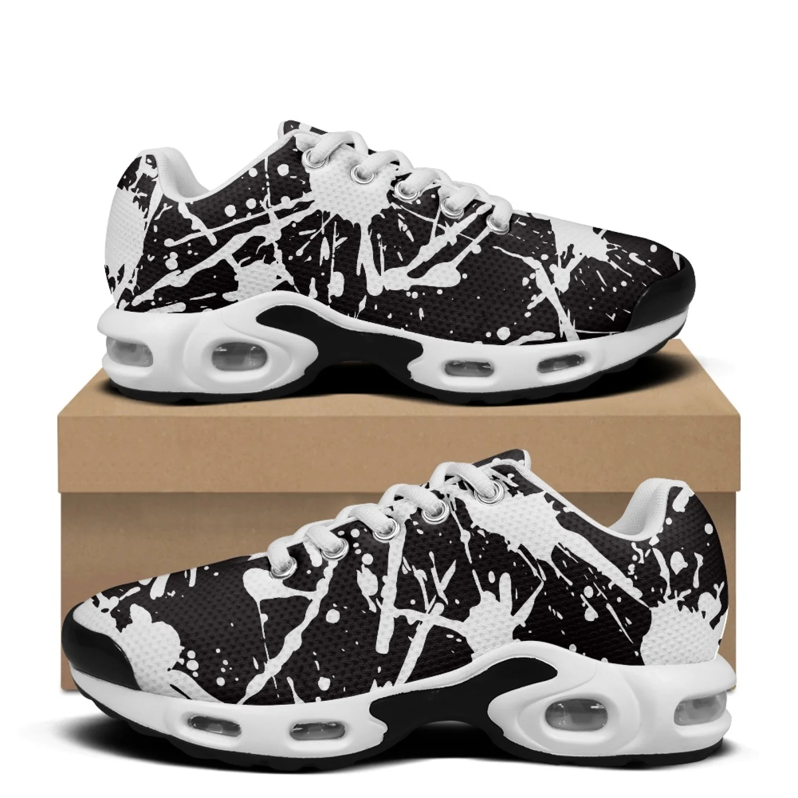 XIXIRIMIDO Black & white Air-Cushioned Sneakers Women's Running Shoes Men's Commuter Shoes Lightweight Breathable Soft comfort
XIXIRIMIDO Black & white Air-Cushioned Sneakers Women's Running Shoes Men's Commuter Shoes Lightweight Breathable Soft comfort