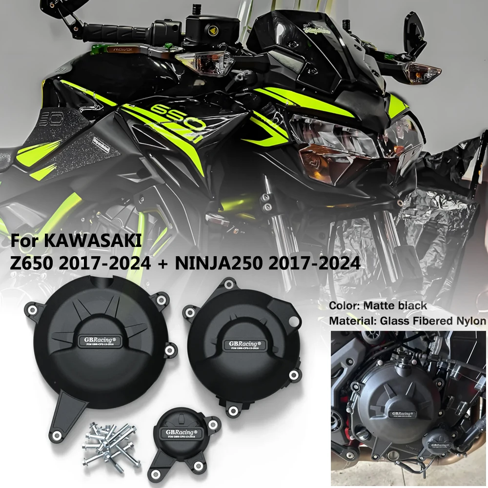 Suitable for KAWASAKI Z650 Ninja 650 2017-2023 GB racing engine hood protective cover Z650 accessories and modifications
Suitable for KAWASAKI Z650 Ninja 650 2017-2023 GB racing engine hood protective cover Z650 accessories and modifications