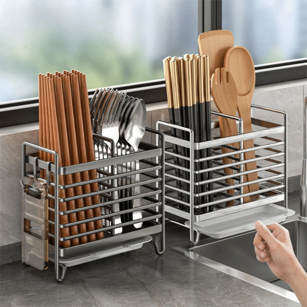 Rust Proof Stainless Steel Chopstick Draining Rack with Hooks Space Saving Chopstick Organizer Heavy-duty Hanging
Rust Proof Stainless Steel Chopstick Draining Rack with Hooks Space Saving Chopstick Organizer Heavy-duty Hanging