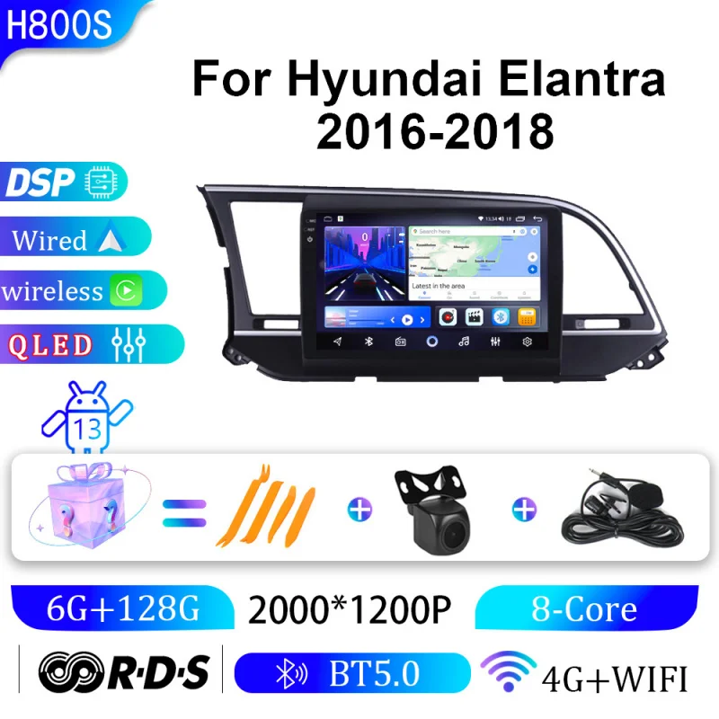 For Hyundai Elantra 2016 2017 2018 Car Intelligent Systems Android Car Player GPS WIFI Carplay 4G Car Radio Navigation Stereo
For Hyundai Elantra 2016 2017 2018 Car Intelligent Systems Android Car Player GPS WIFI Carplay 4G Car Radio Navigation Stereo