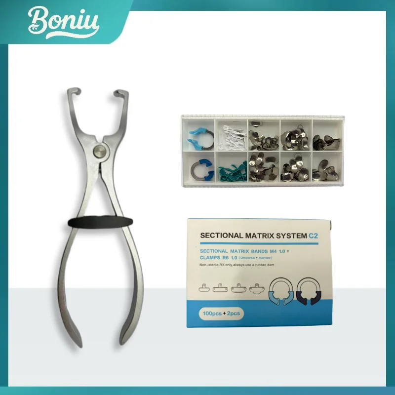Dental Matrix Bands Sectional Contoured Palodent Titanium Clamping Ring Clamp Fit V3 System Metal Matrice Refill Strata Wedges
Dental Matrix Bands Sectional Contoured Palodent Titanium Clamping Ring Clamp Fit V3 System Metal Matrice Refill Strata Wedges