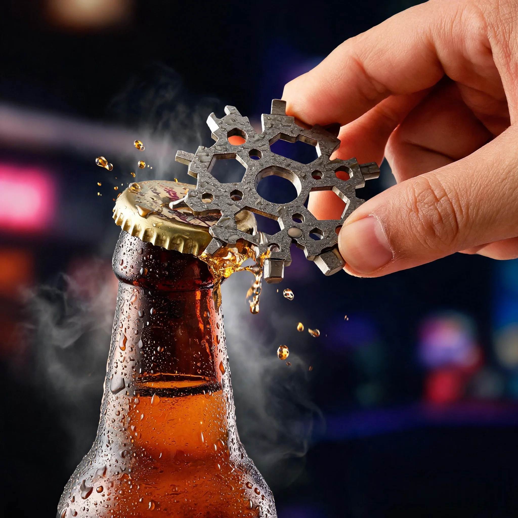SONGJIATE 23-in-1 Snowflake Multi Tool Stainless Steel Snowflake Bottle Opener Flat Phillips Screwdriver Kit Wrench Father's Day
SONGJIATE 23-in-1 Snowflake Multi Tool Stainless Steel Snowflake Bottle Opener Flat Phillips Screwdriver Kit Wrench Father's Day