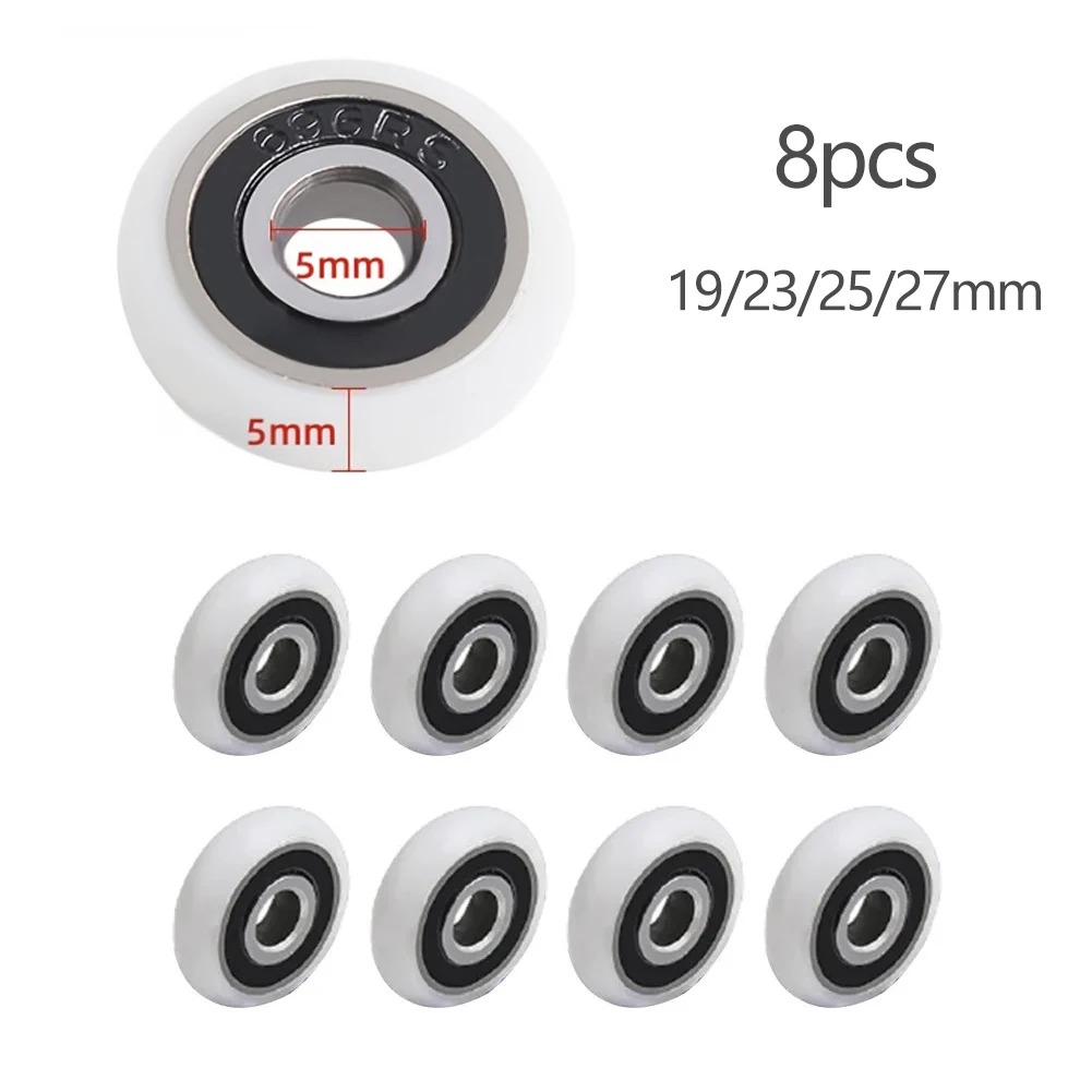 8pcs Shower Door Rollers,Roller Diameter 19/23/25/27mm, For the Glass Sliding Shower Room Bathroom Door Roller/Bearing Roller
8pcs Shower Door Rollers,Roller Diameter 19/23/25/27mm, For the Glass Sliding Shower Room Bathroom Door Roller/Bearing Roller