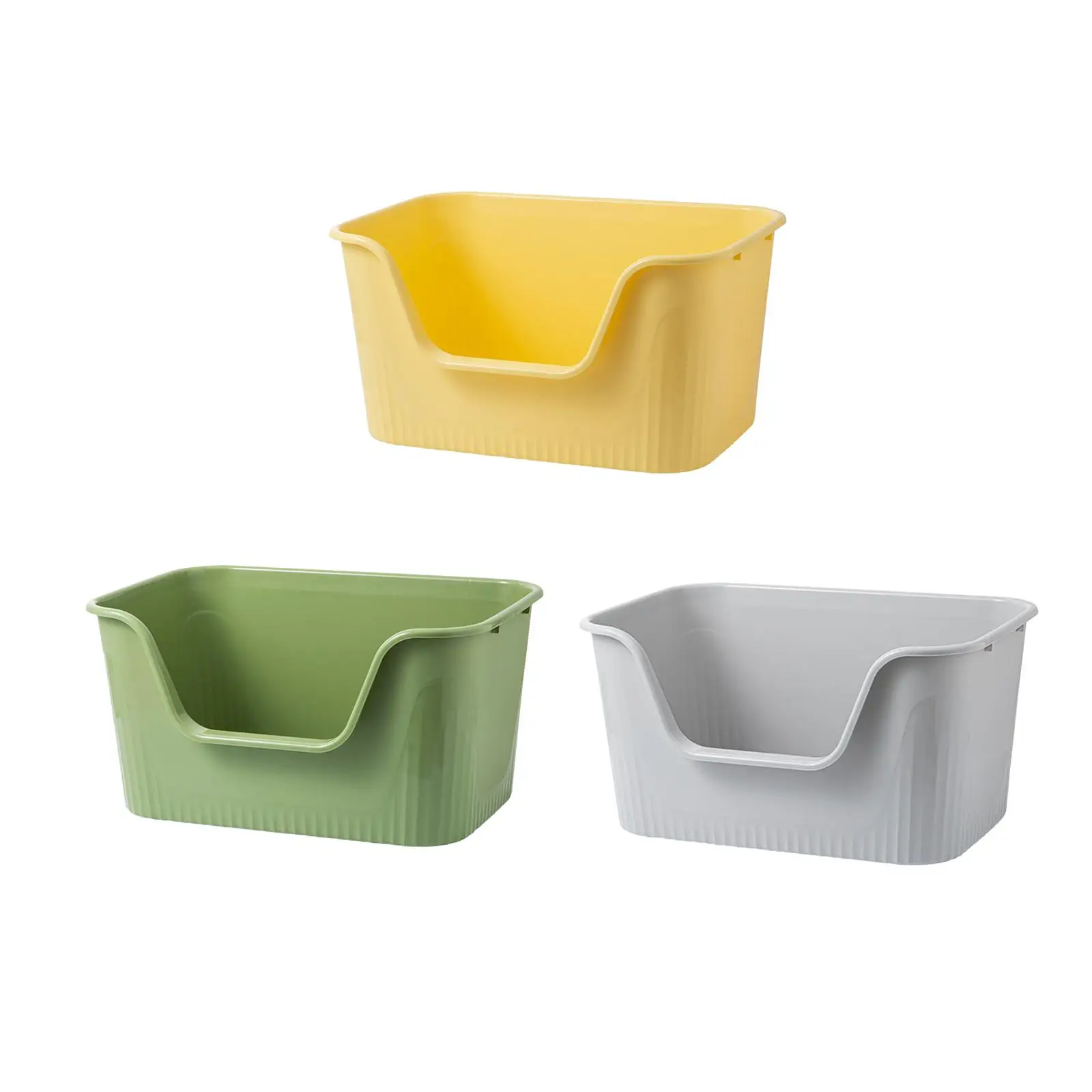 Cat Litter Box Kitty Litter Pan Anti Splashing Open Top Pet Litter Tray Cat Litter Tray for Indoor Cats Easy to Clean, No Odor
Cat Litter Box Kitty Litter Pan Anti Splashing Open Top Pet Litter Tray Cat Litter Tray for Indoor Cats Easy to Clean, No Odor