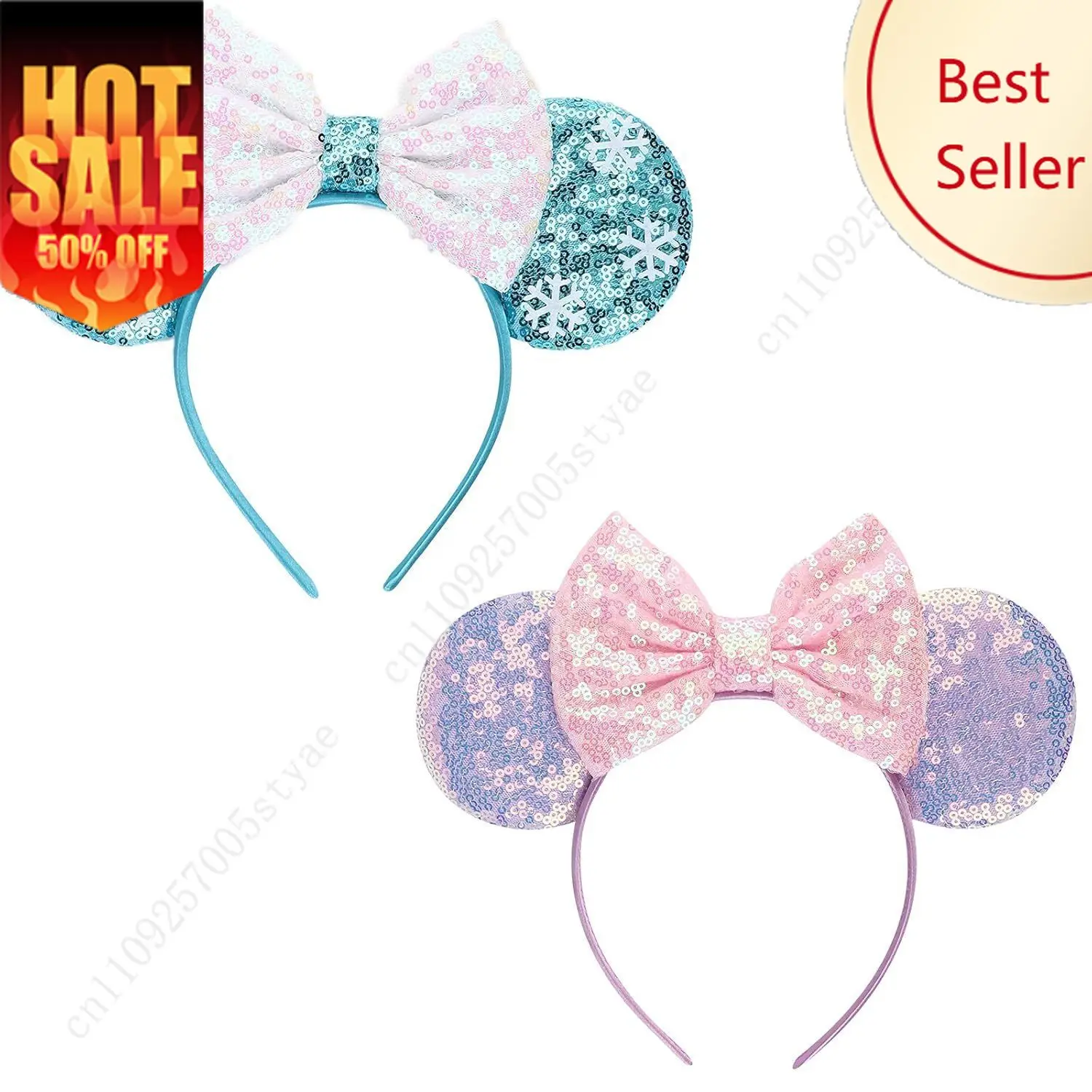 Disney 2pk Mouse Ears Headbands Glitter Party Deco Cosplay Costume for Girl Scrunchies for Kids Sparkle Sequins Mouse Hair Bands
Disney 2pk Mouse Ears Headbands Glitter Party Deco Cosplay Costume for Girl Scrunchies for Kids Sparkle Sequins Mouse Hair Bands