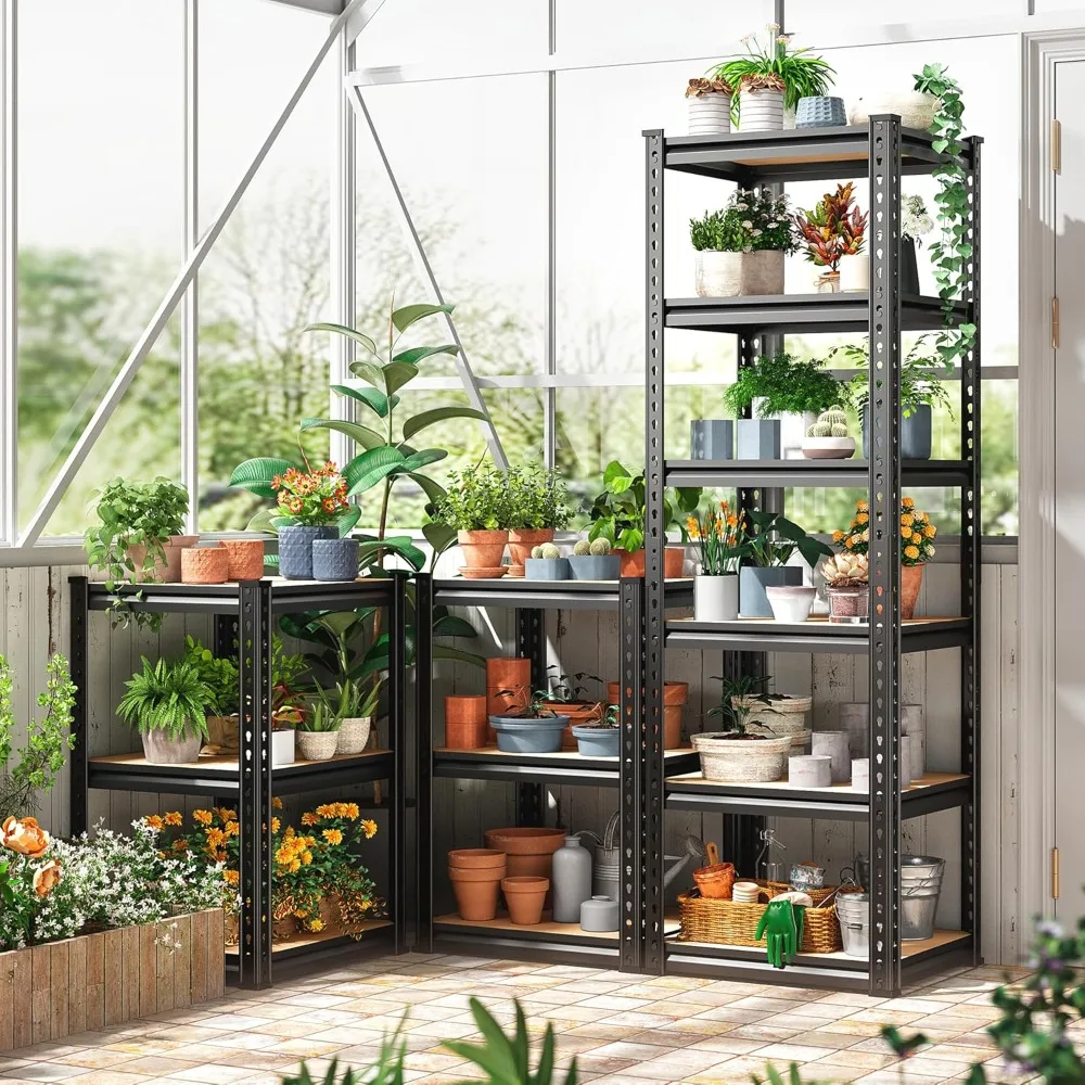 Полки для хранения, 6-уровневые гаражные стеллажи, сверхмощные металлические стеллажи, нагрузки 2250 фунтов, регулируемые металлические полки для складской кладовой
Полки для хранения, 6-уровневые гаражные стеллажи, сверхмощные металлические стеллажи, нагрузки 2250 фунтов, регулируемые металлические полки для складской кладовой