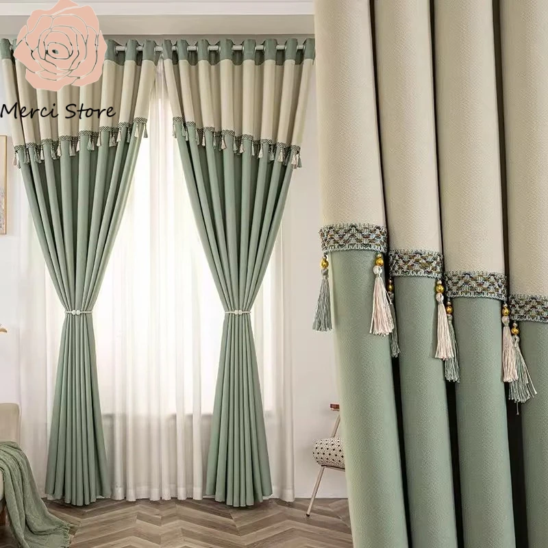 Cotton Linen Black Curtains Living Room Bedroom Sunshades with Integrated Tassel Thermal Drapes Window Treatments Insulated
Cotton Linen Black Curtains Living Room Bedroom Sunshades with Integrated Tassel Thermal Drapes Window Treatments Insulated