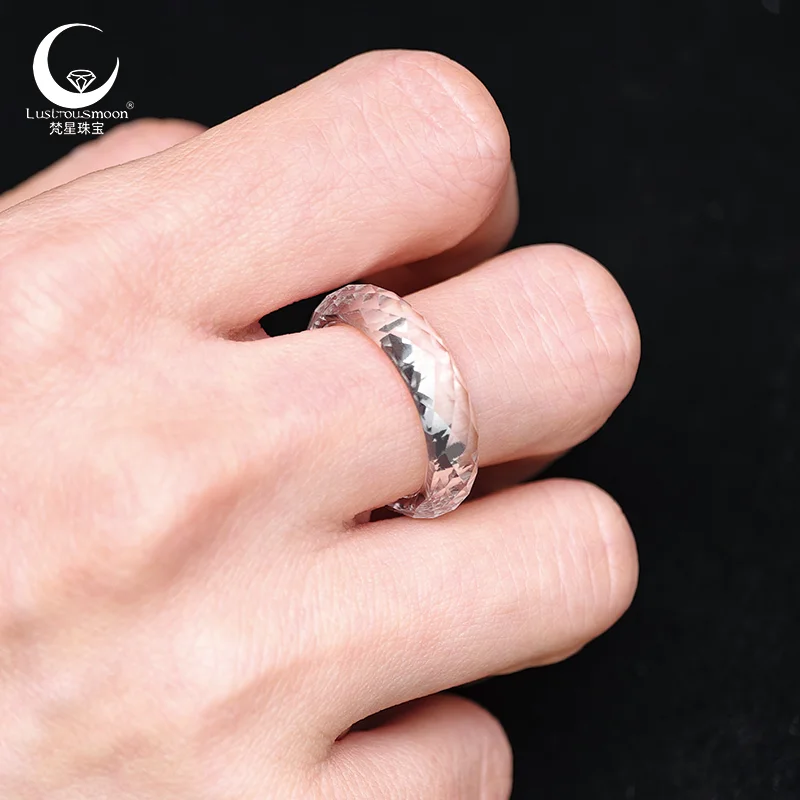 Lustrousmoon Lab Grown White Sapphire Ring for Daily Wear Elegant Jewelry
Lustrousmoon Lab Grown White Sapphire Ring for Daily Wear Elegant Jewelry