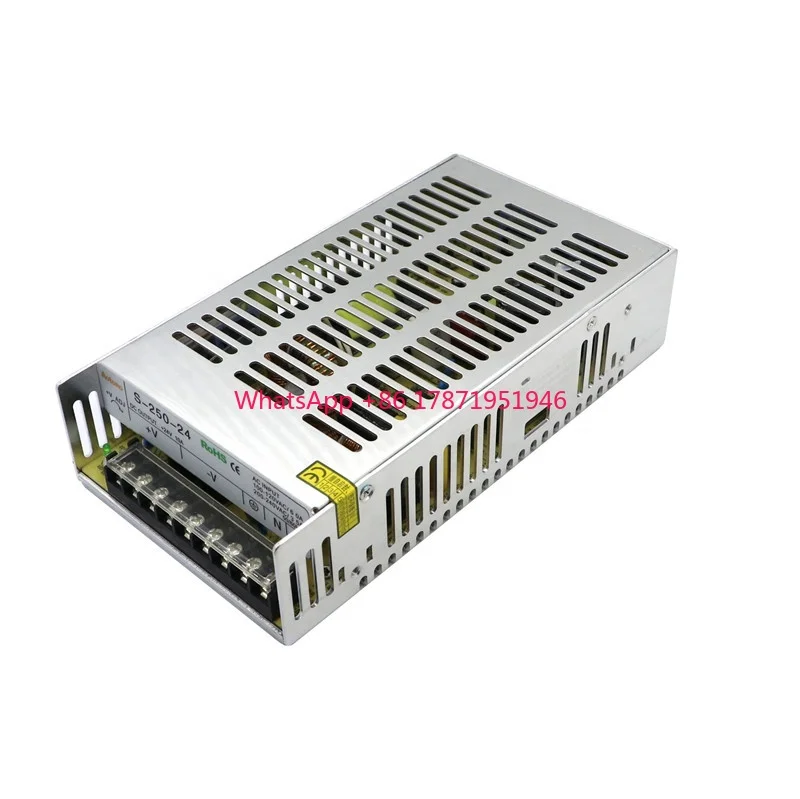 S-250-24 yueqing switching power 12v dc 24v 10a switching power supply electrical equipment supplies
S-250-24 yueqing switching power 12v dc 24v 10a switching power supply electrical equipment supplies