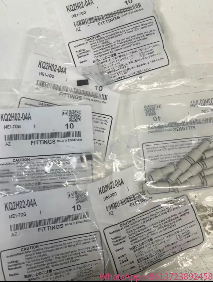 10pcs Brand New Q2H01-03A KQ2H01-07A KQ2H03-07A KQ2H02-04A KQ2H02-23A KQ2H04-06A KQ2H06-08A KQ2H07-09A KQ2H07-11A KQ2H08-10A
10pcs Brand New Q2H01-03A KQ2H01-07A KQ2H03-07A KQ2H02-04A KQ2H02-23A KQ2H04-06A KQ2H06-08A KQ2H07-09A KQ2H07-11A KQ2H08-10A