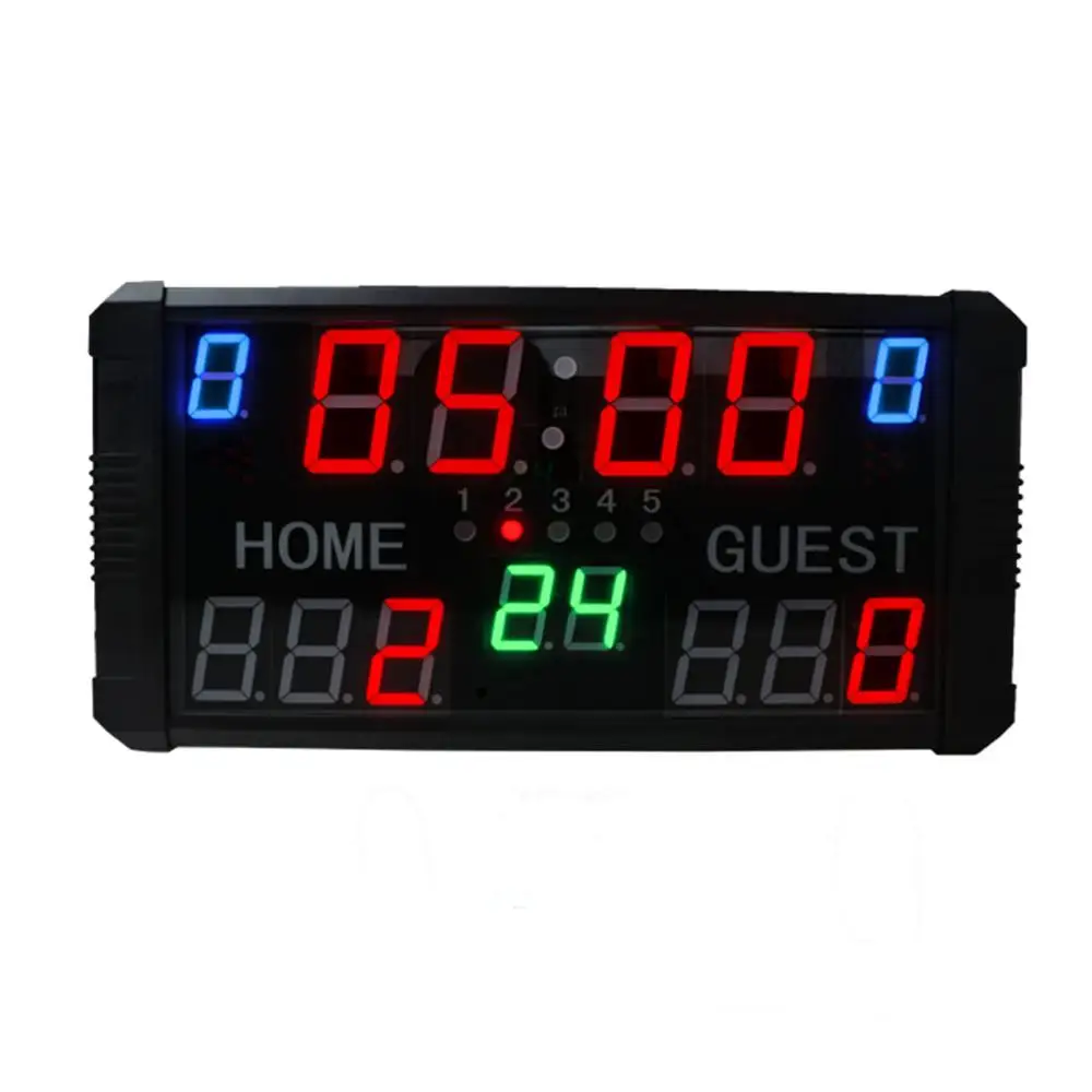 LED Display Portable Mini Electronic Sport Basketball Scoreboards with 24S Shot Clock
LED Display Portable Mini Electronic Sport Basketball Scoreboards with 24S Shot Clock