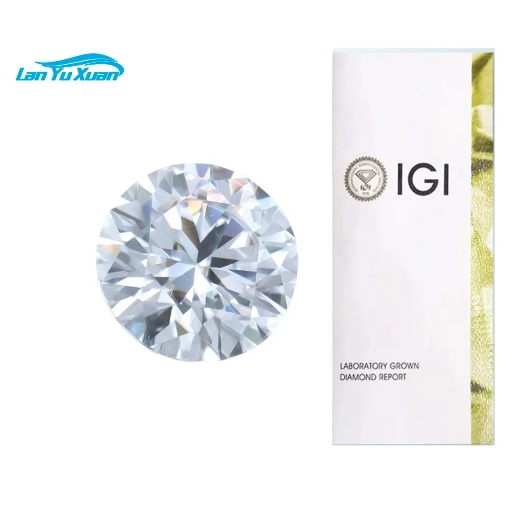 Zuanfa Jewelry Wholesale GIA IGI Certificate 1 CARAT Lab Grown Diamond CVD HPHT Diamond D color VVS Diamond
Zuanfa Jewelry Wholesale GIA IGI Certificate 1 CARAT Lab Grown Diamond CVD HPHT Diamond D color VVS Diamond