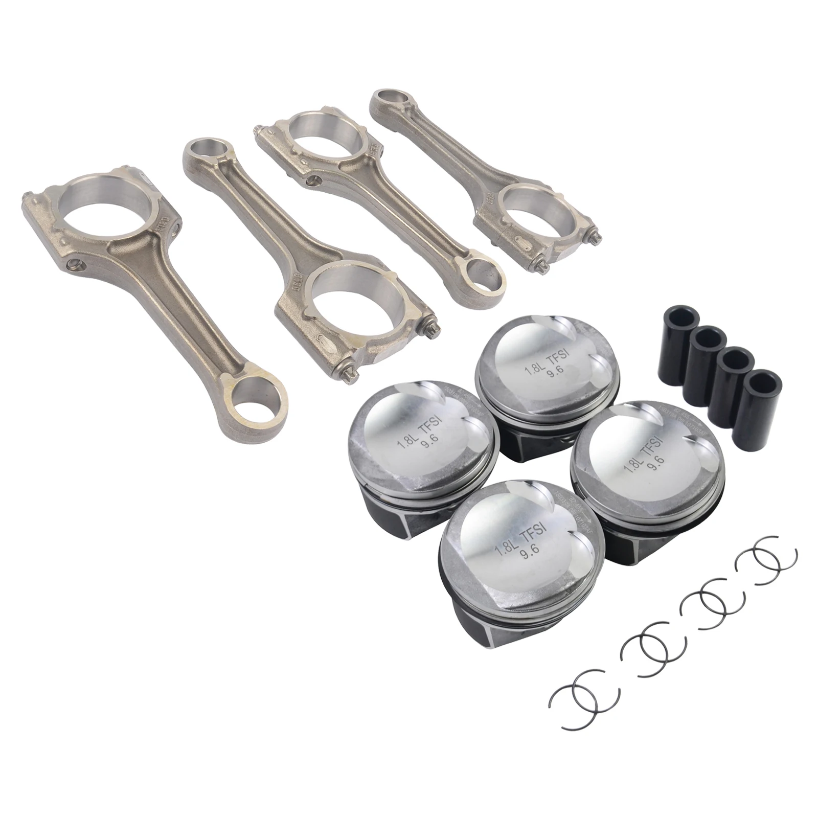 AP01 4 поршня, 4 шатуна Ø 23 мм для VW Passat, Audi A4, A3, TT, Skoda, Seat 1.8 TSI
AP01 4 поршня, 4 шатуна Ø 23 мм для VW Passat, Audi A4, A3, TT, Skoda, Seat 1.8 TSI