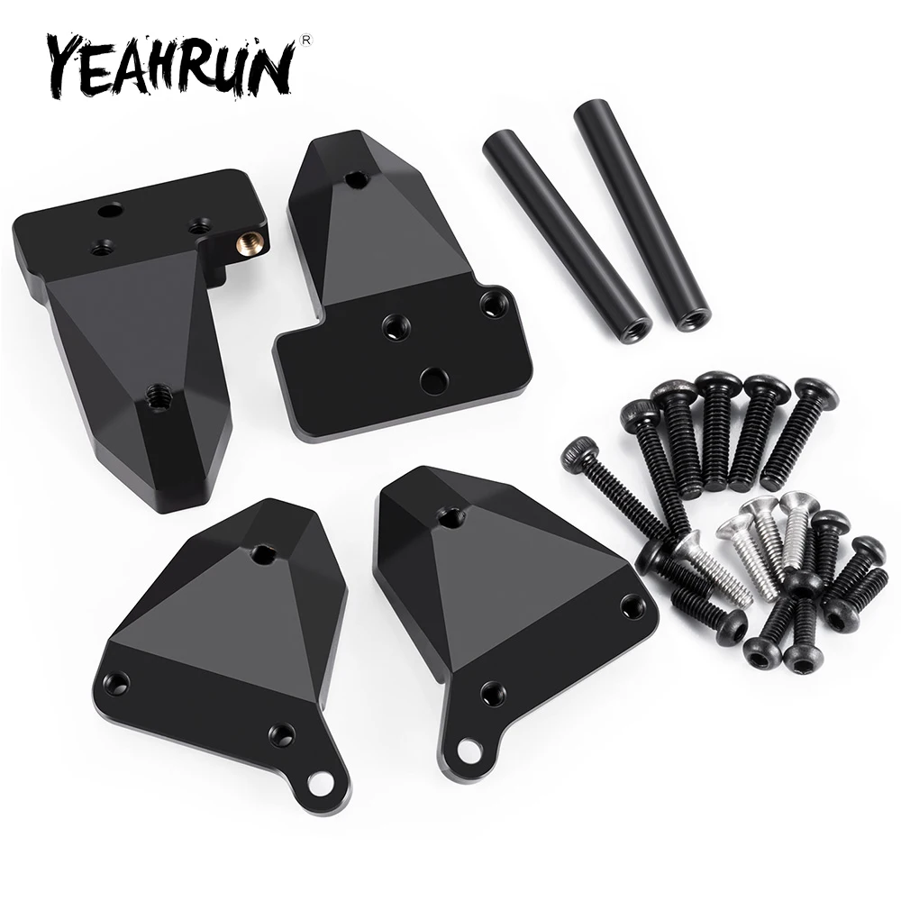 YEAHRUN Black Coating Brass Counterweight Suspension Shock Mount Tower for TRX-4M Bronco Defender 1/18 RC Crawler Car Parts
YEAHRUN Black Coating Brass Counterweight Suspension Shock Mount Tower for TRX-4M Bronco Defender 1/18 RC Crawler Car Parts