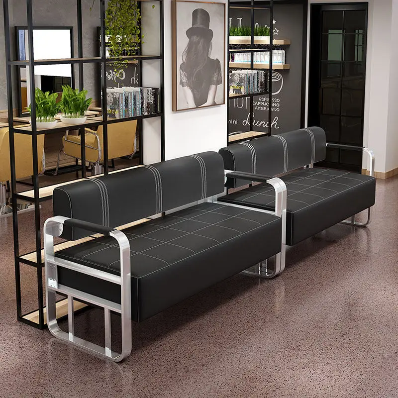 Small apartment sofa barber shop waiting chair rental house clothing hairdresser lounge area sofa
Small apartment sofa barber shop waiting chair rental house clothing hairdresser lounge area sofa