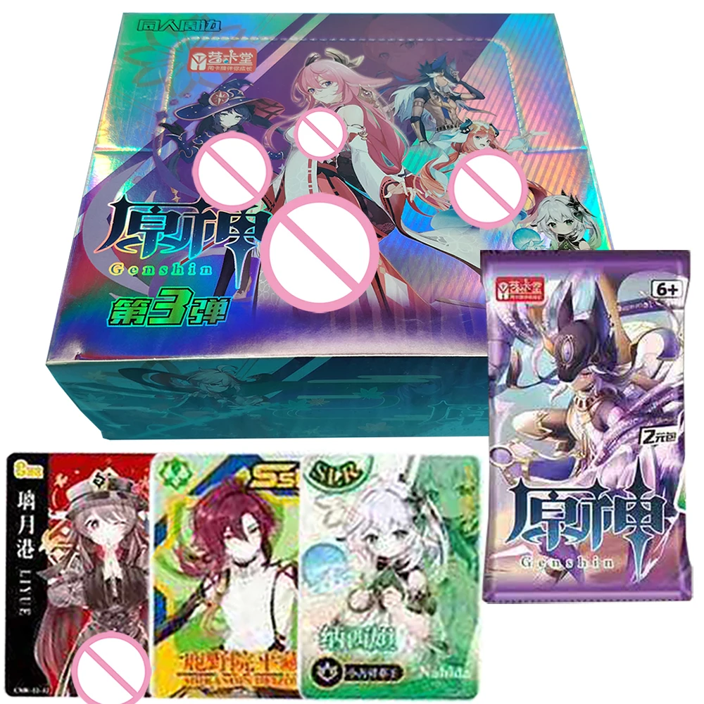 Genshin Impact Collection Card Popularity Exploration Battle Games High Quality Character Cards Toys Child Cherish Surprise Gift
Genshin Impact Collection Card Popularity Exploration Battle Games High Quality Character Cards Toys Child Cherish Surprise Gift
