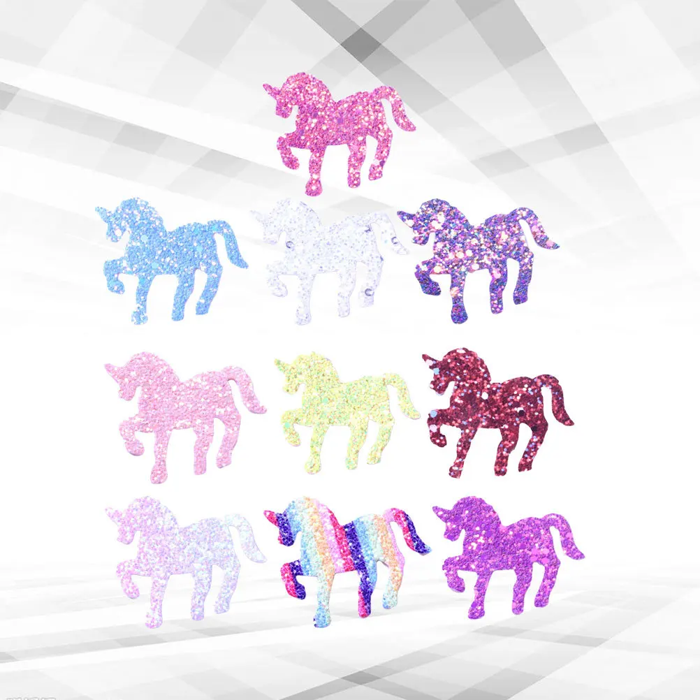 10Pcs Glitter Unicorn Hairpin Materials Sequins for Baby Hair Clips Making DIY Accessories Birthday Wedding Photography
10Pcs Glitter Unicorn Hairpin Materials Sequins for Baby Hair Clips Making DIY Accessories Birthday Wedding Photography