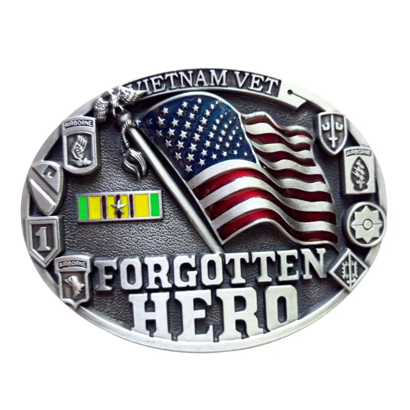 Cheapify Dropshipping Oval Metal Well-beloved Vietnam Vet Forgotten Hero Honor Man Belt Buckles 40mm
Cheapify Dropshipping Oval Metal Well-beloved Vietnam Vet Forgotten Hero Honor Man Belt Buckles 40mm