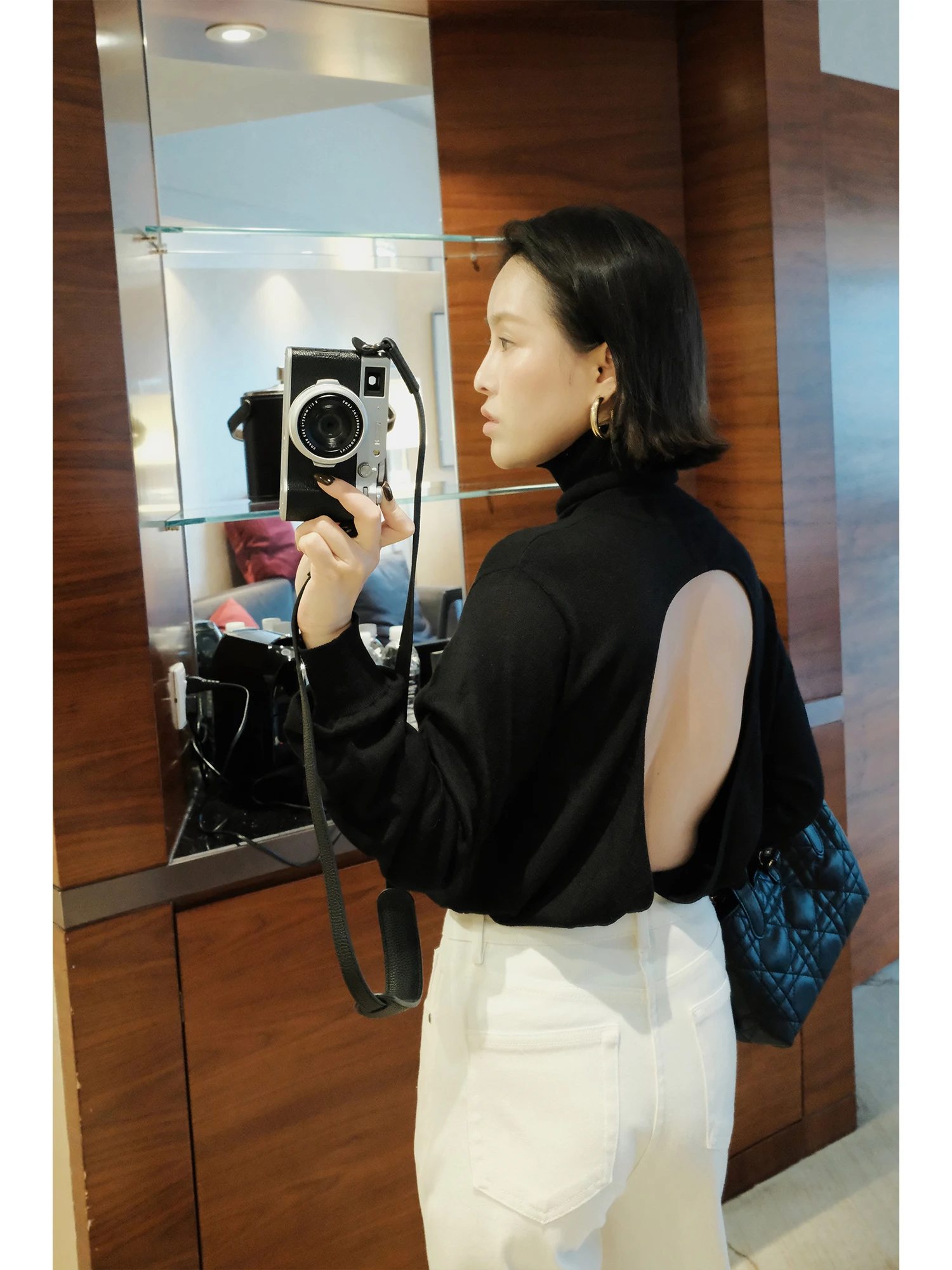 Свитер с высоким воротником Neline Bal Long Sve, женский модный вязаный топ для похудения, осенний новый универсальный свитер 
Свитер с высоким воротником Neline Bal Long Sve, женский модный вязаный топ для похудения, осенний новый универсальный свитер