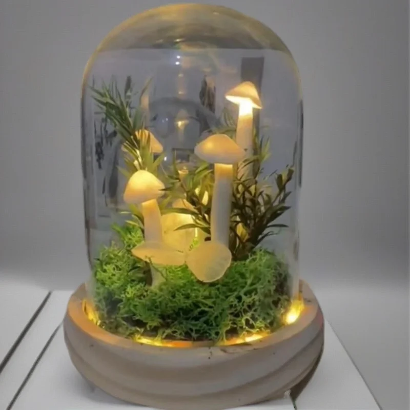 Грибной ночник, мини-сделай сам, романтический стол, акцент, тумбочка для спальни, декор для ее рождения, подарок на день Святого Валентина, годовщину
Грибной ночник, мини-сделай сам, романтический стол, акцент, тумбочка для спальни, декор для ее рождения, подарок на день Святого Валентина, годовщину