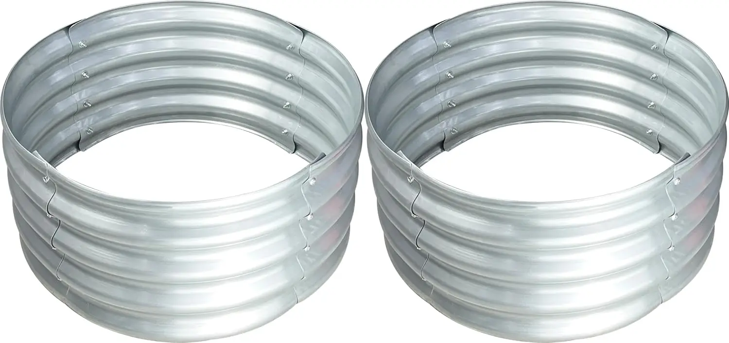 Raised Garden Bed Planter 2 Pack Round 2ft for Outdoor for Vegetable Flower
Raised Garden Bed Planter 2 Pack Round 2ft for Outdoor for Vegetable Flower
